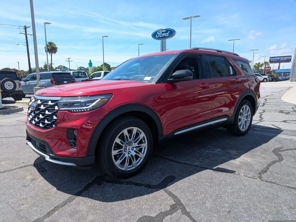 New 2026 Rapid Red Metallic Tinted Clearcoat Ford Platinum image 8
