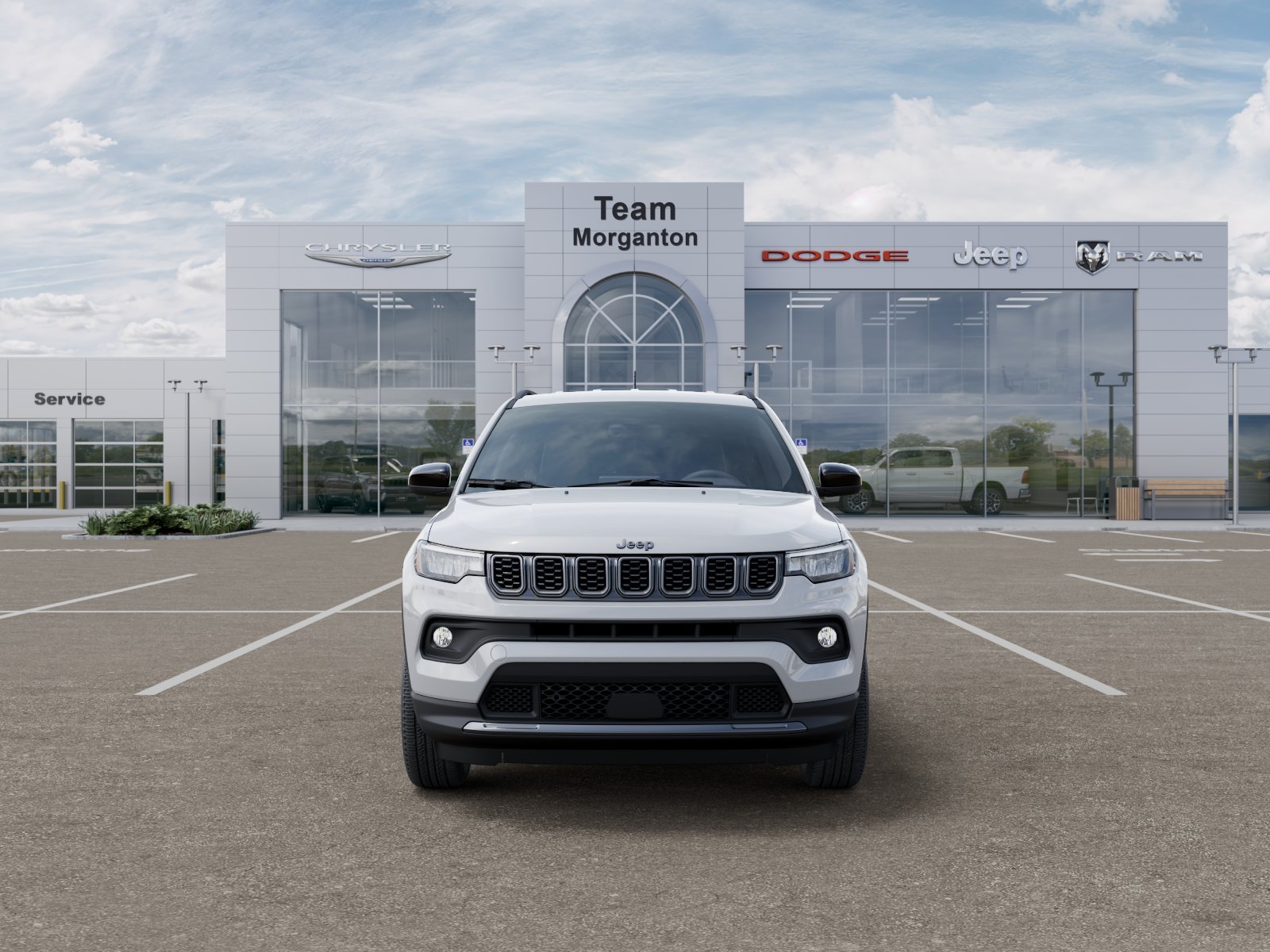 New 2026 Bright White Clear-Coat Exterior Paint Jeep Latitude image 32