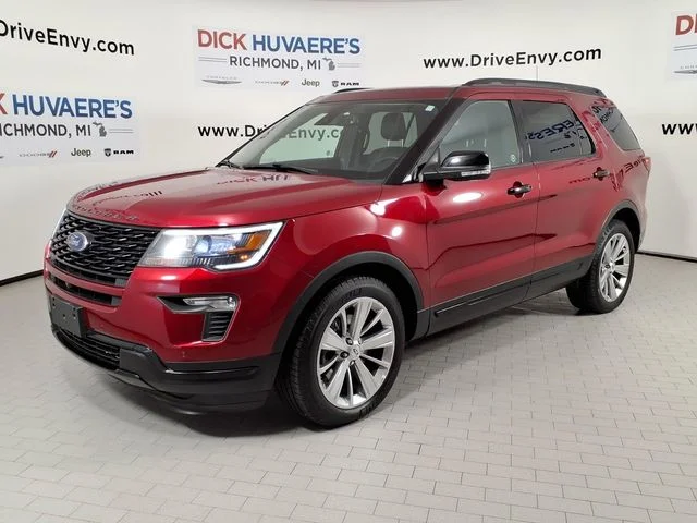 Used 2019 Red Ford Sport image 1