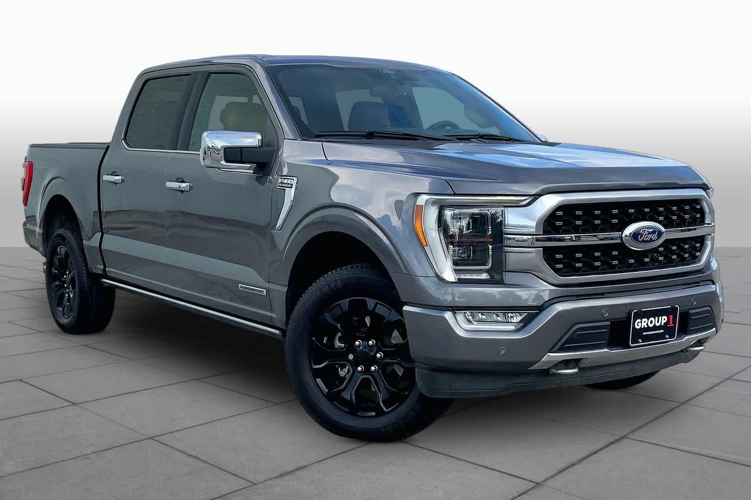 Used 2022 Carbonized Gray Metallic Ford Platinum image 3