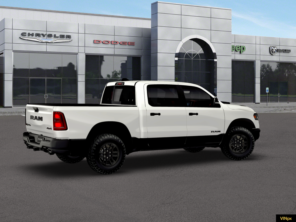 New 2026 Bright White Clear-Coat Exterior Paint RAM Rebel image 7