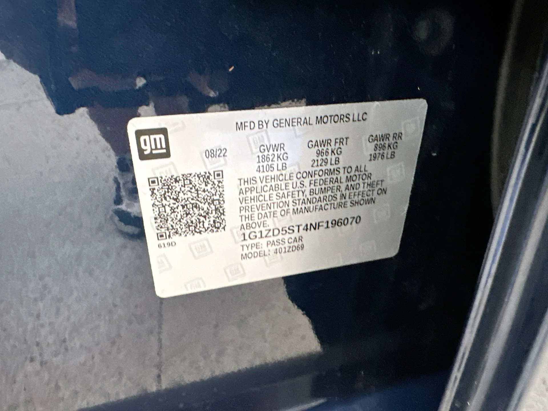 Used 2022 Blue Chevrolet LT image 42