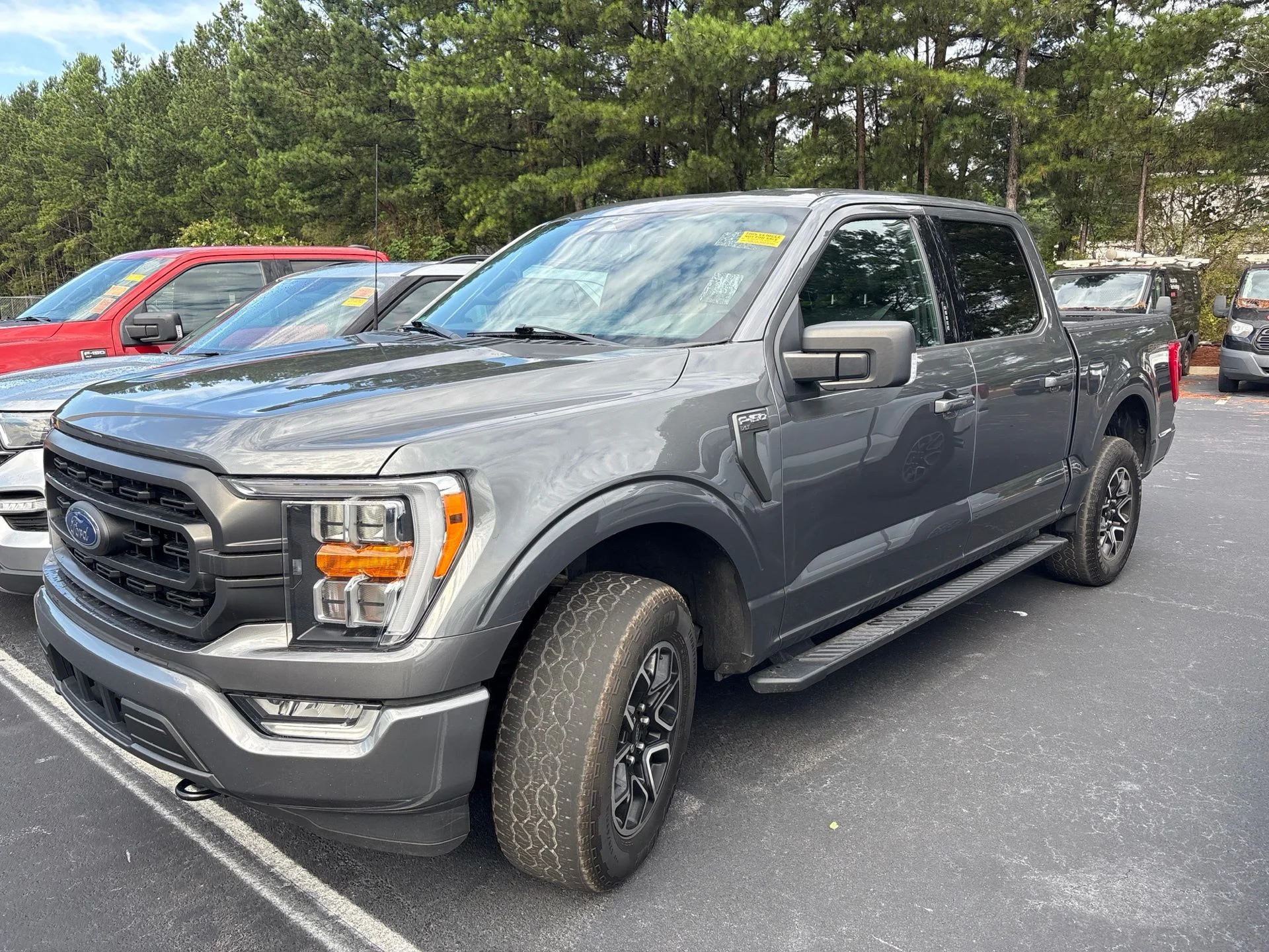 Used 2023 Gray Metallic Ford XLT image 1