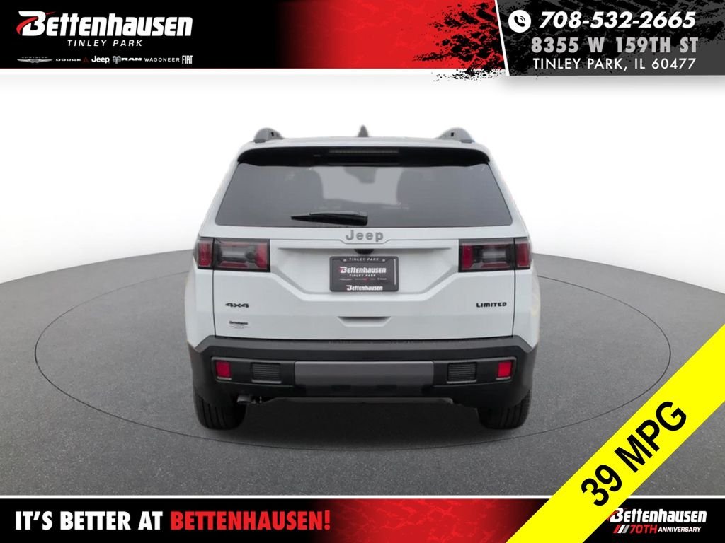 New 2026 Bright White Clear-Coat Exterior Paint Jeep Limited image 6