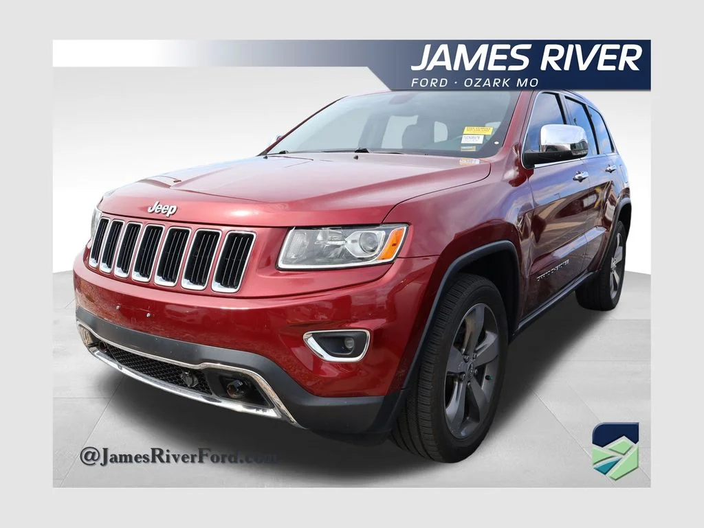 Used 2015 Deep Cherry Red Crystal Pearlcoat Jeep Limited image 1