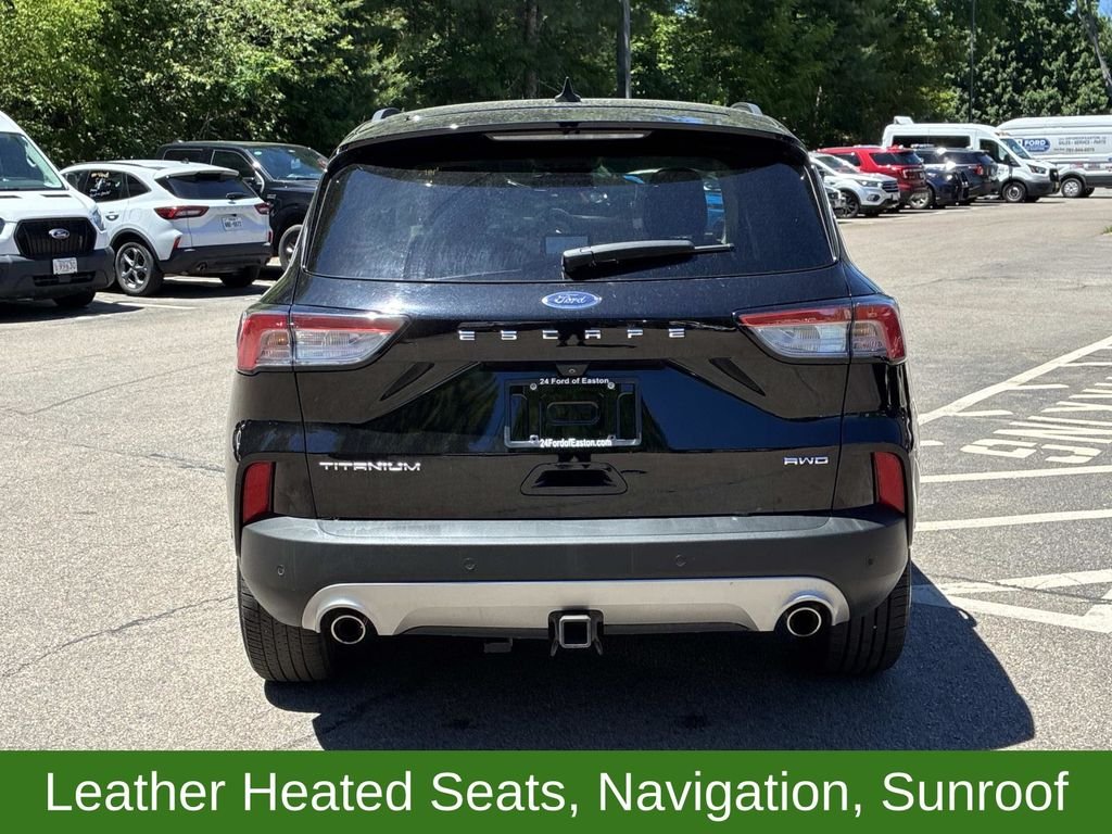 Used 2022 Black Ford Titanium image 6