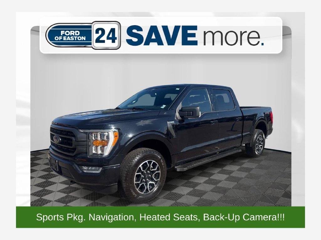 Used 2021 Black Ford XLT image 1