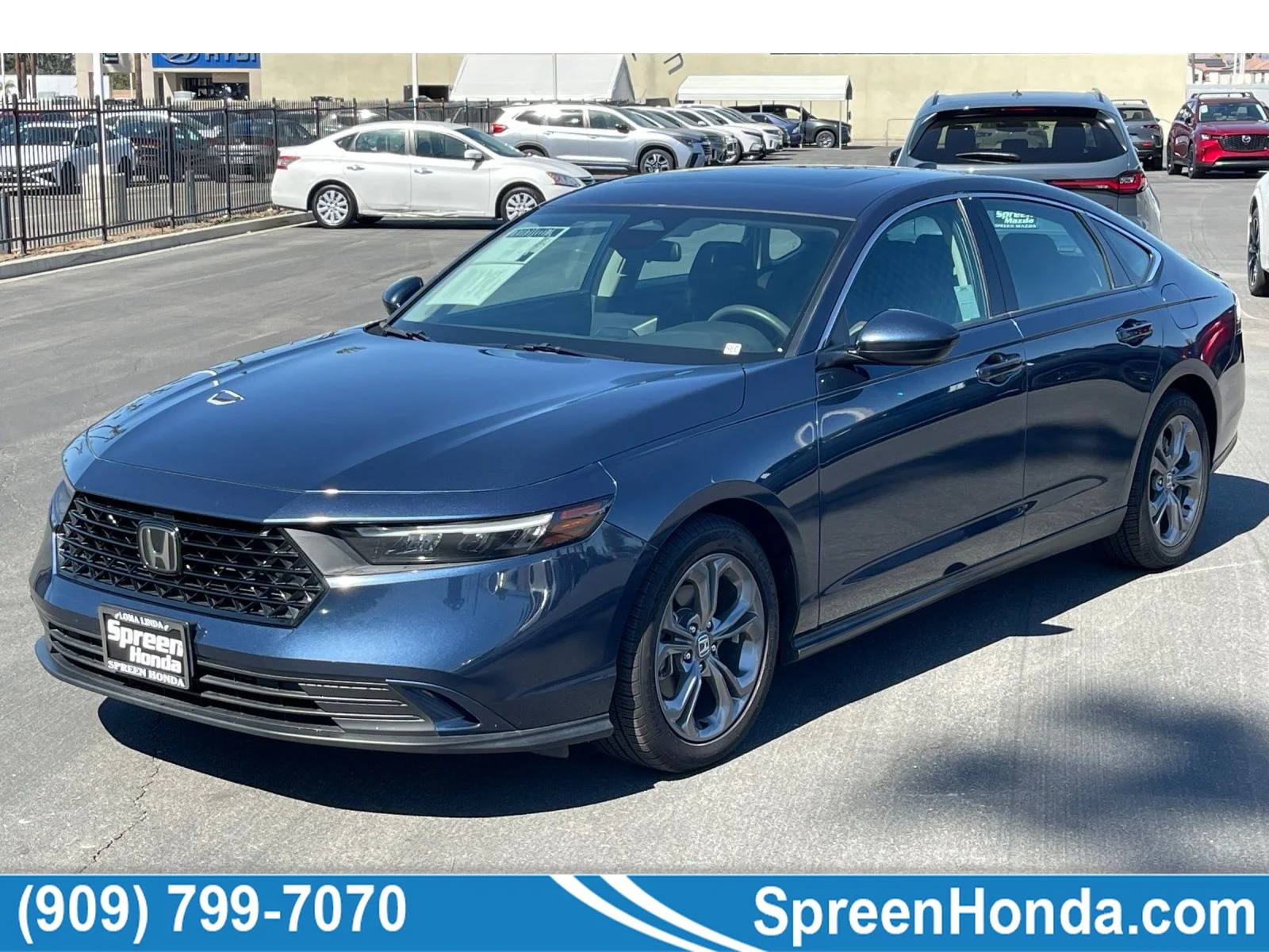 Used 2024 Canyon River Blue Metallic Honda EX image 1