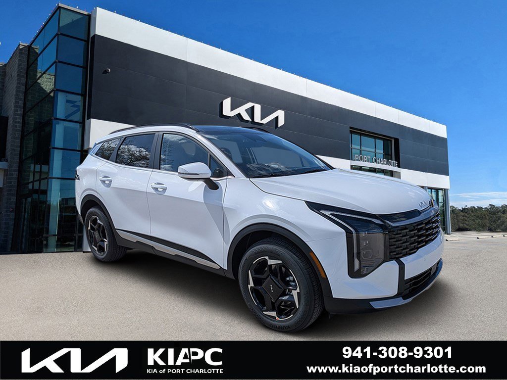 New 2026 Glacial White Pearl Kia EX image 1