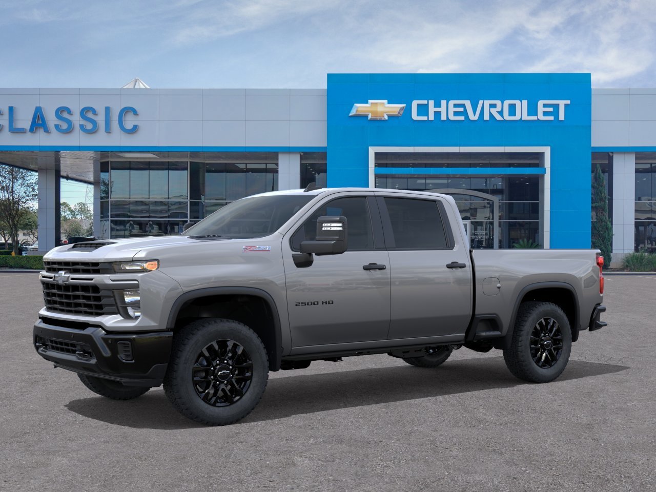 2026 Chevrolet Silverado 2500 HD Custom Gray at Classic Elite Chevrolet Hwy 6
