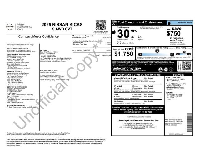 Used 2025 White Nissan S image 17