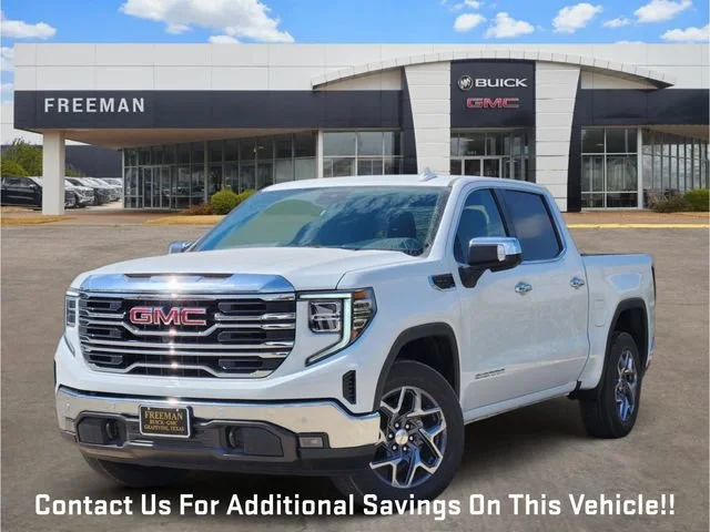 New 2026 Summit White GMC SLT image 1