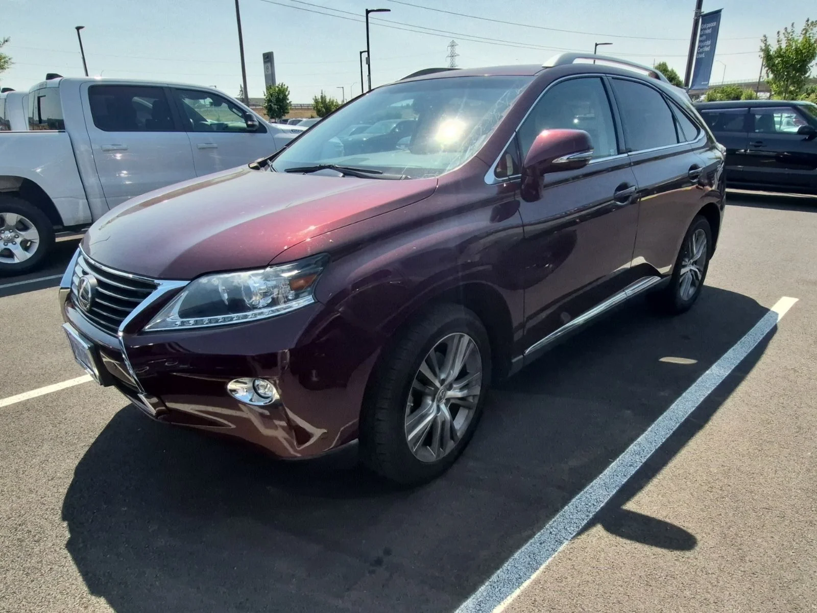 Used 2015 Red Lexus 350 image 1