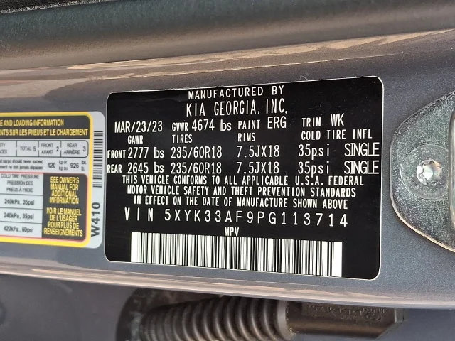 Certified Used 2023 Silver Kia EX image 29