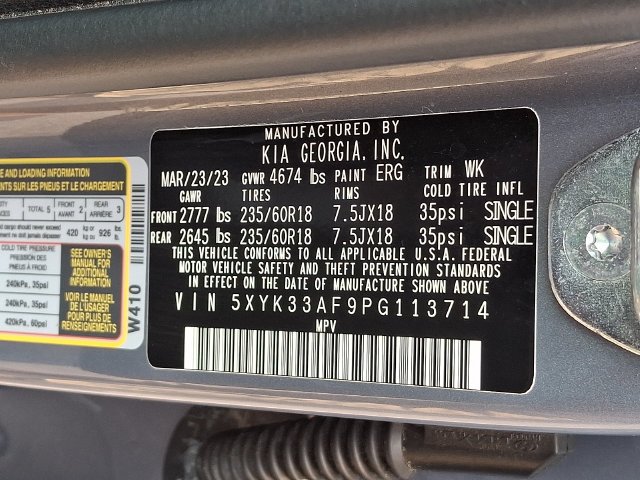 Used 2023 Silver Kia EX image 29