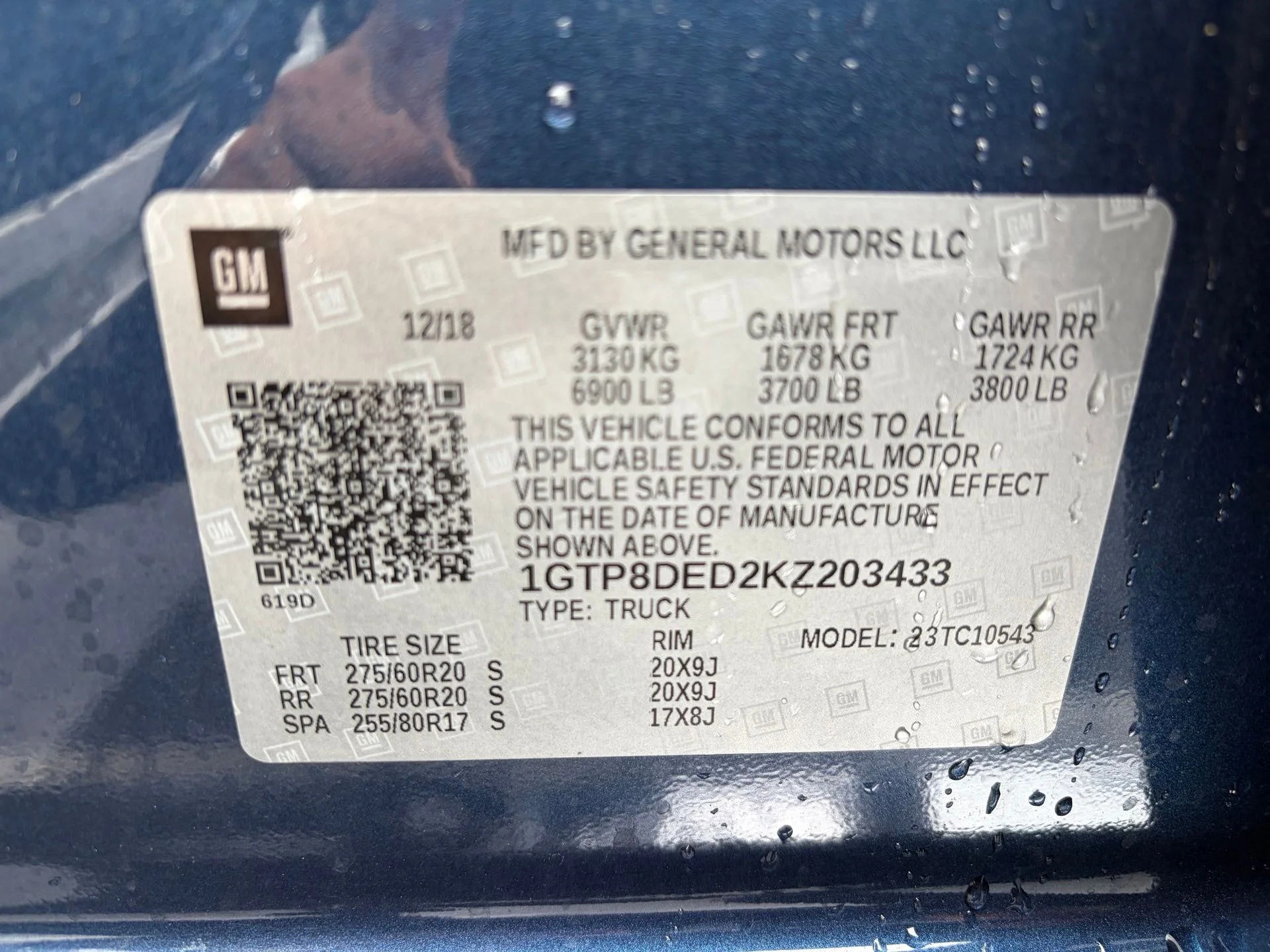 Used 2019 Pacific Blue Metallic GMC SLT image 30