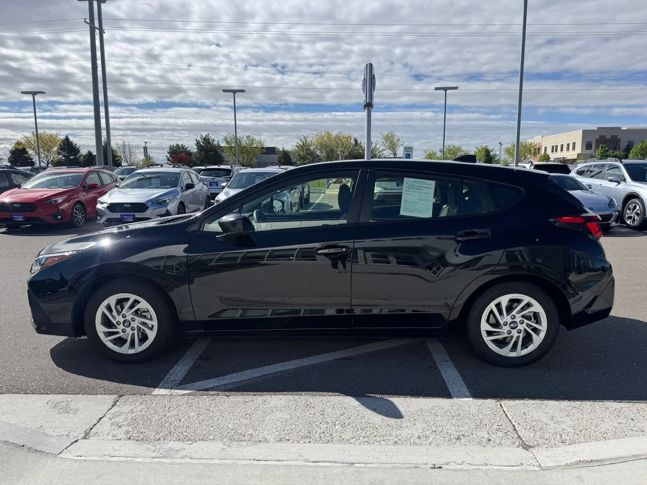 Used 2025 Crystal Black Silica Subaru Base image 4