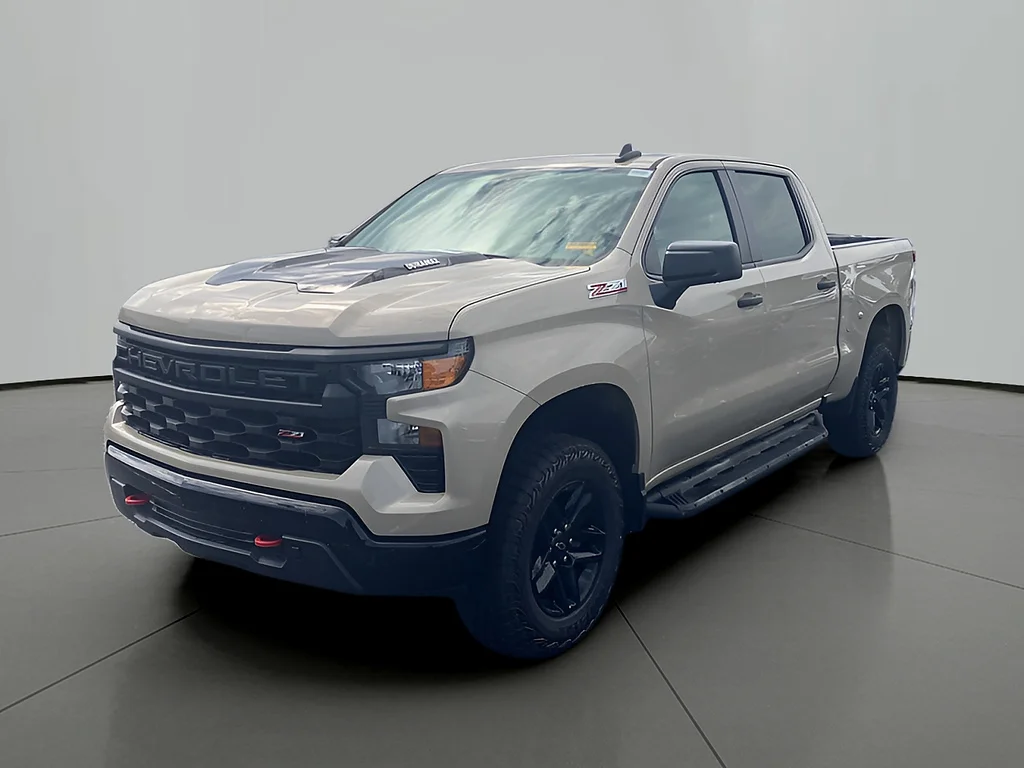 Used 2022 Sand Dune Metallic Chevrolet Custom Trail Boss image 1