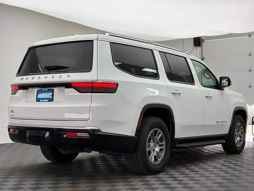Used 2023 Bright White Clearcoat Jeep Base image 7