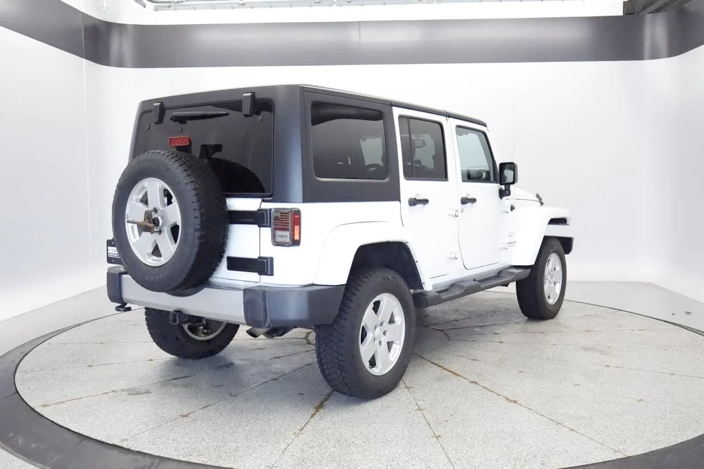 Certified Used 2017 White Jeep Unlimited Sahara image 6