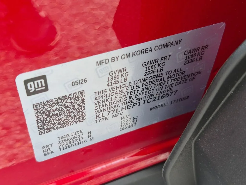 New 2026 Apex Red Chevrolet LT image 30