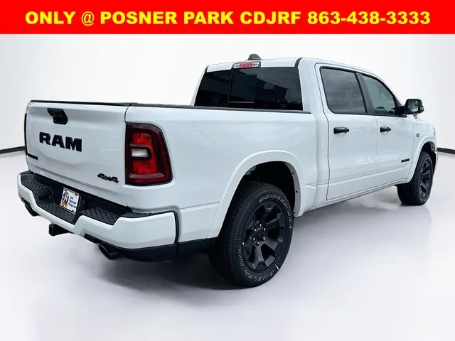 New 2026 Bright White Clear-Coat Exterior Paint RAM BIG HORN image 7