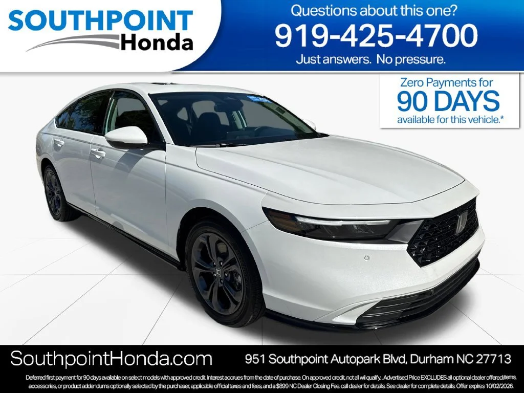 Used 2026 Platinum White Pearl Honda EX-L Hybrid image 37