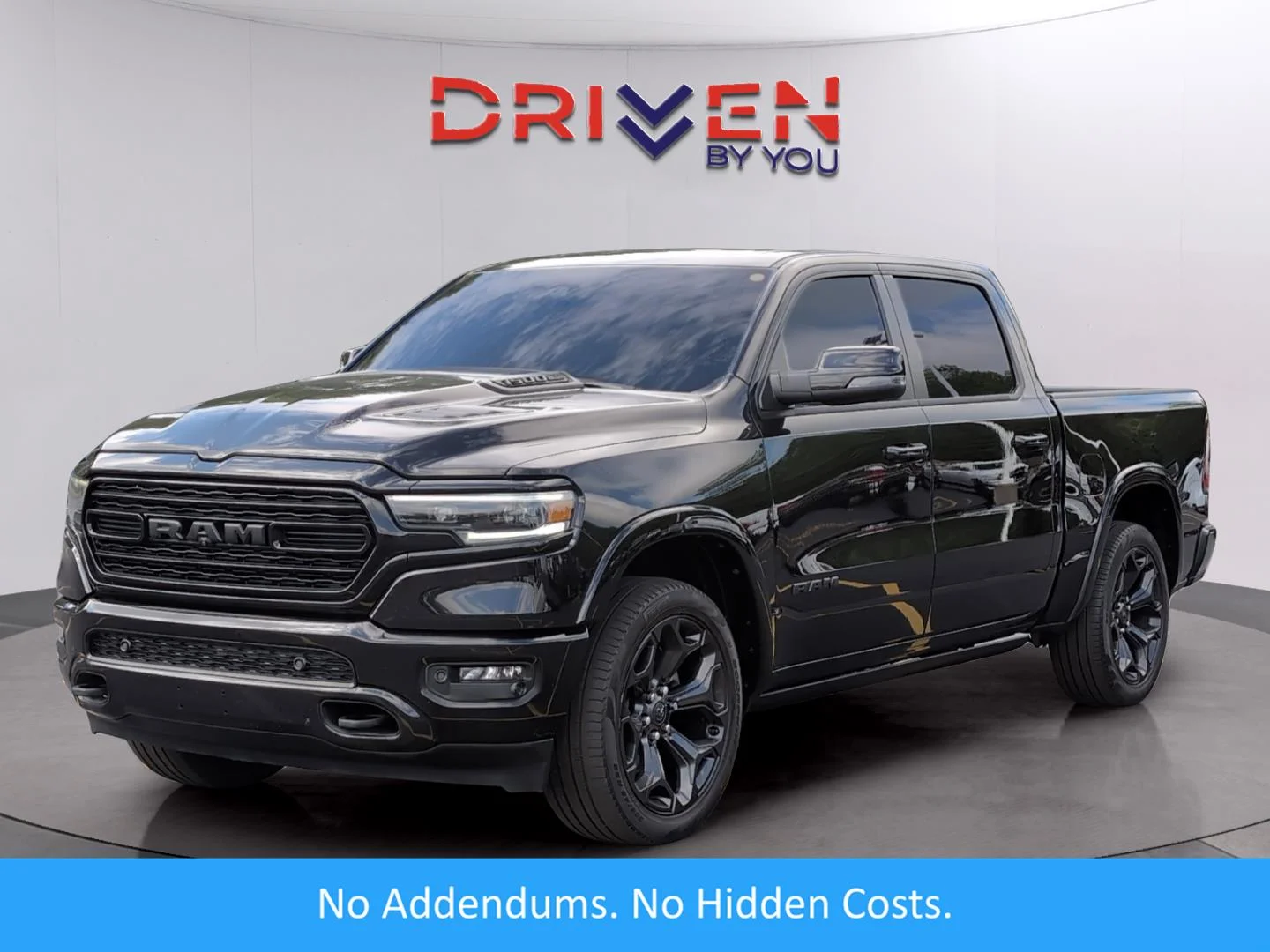Used 2023 Diamond Black Crystal Pearlcoat Ram Limited image 1