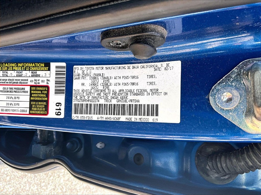 Used 2017 Blue Toyota TRD Off-Road image 36