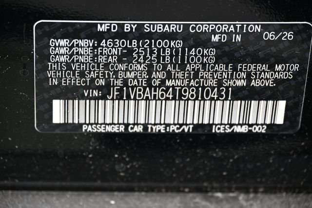 New 2026 Black Subaru Premium image 20