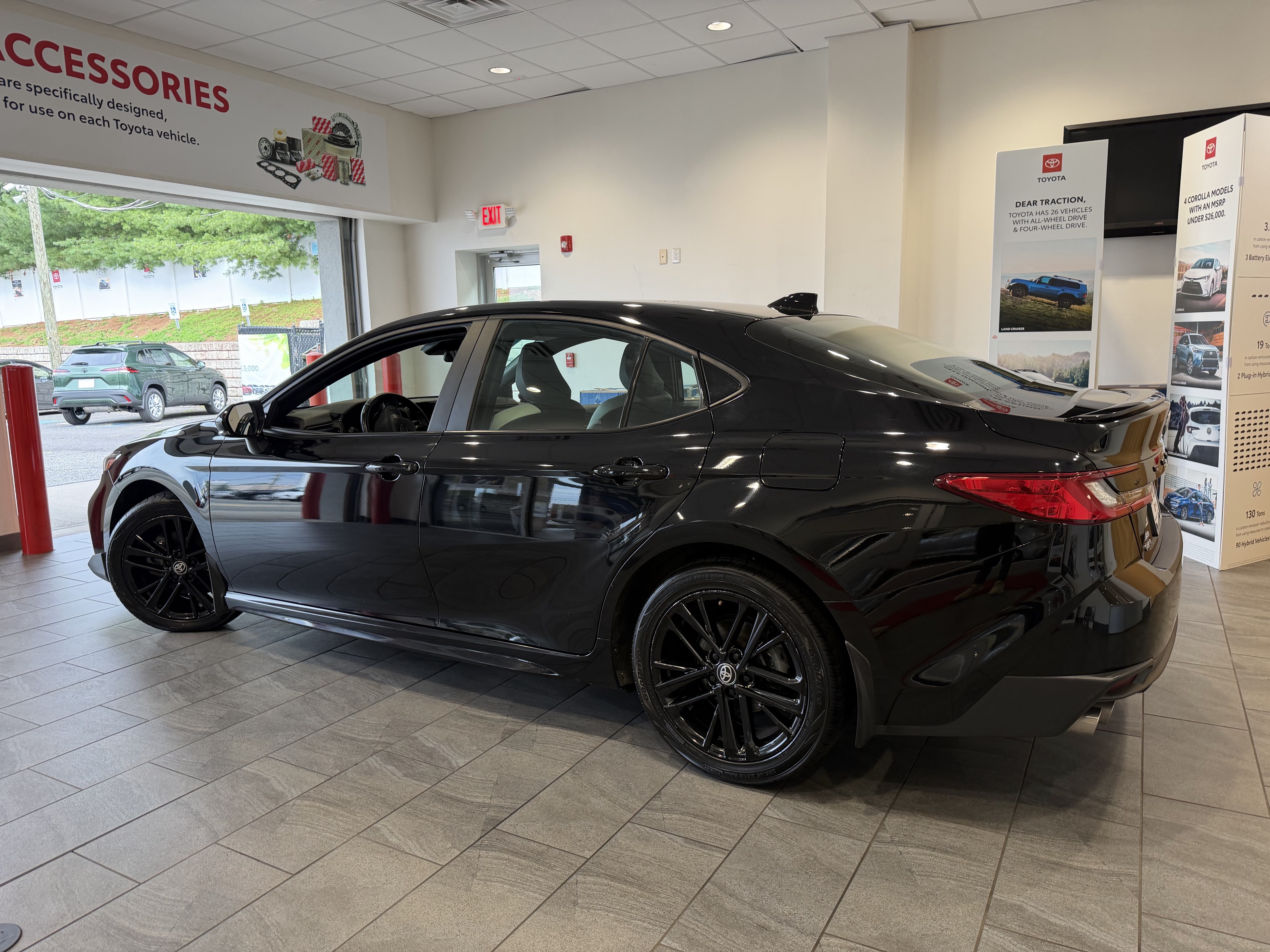 Used 2025 Black Toyota SE image 4