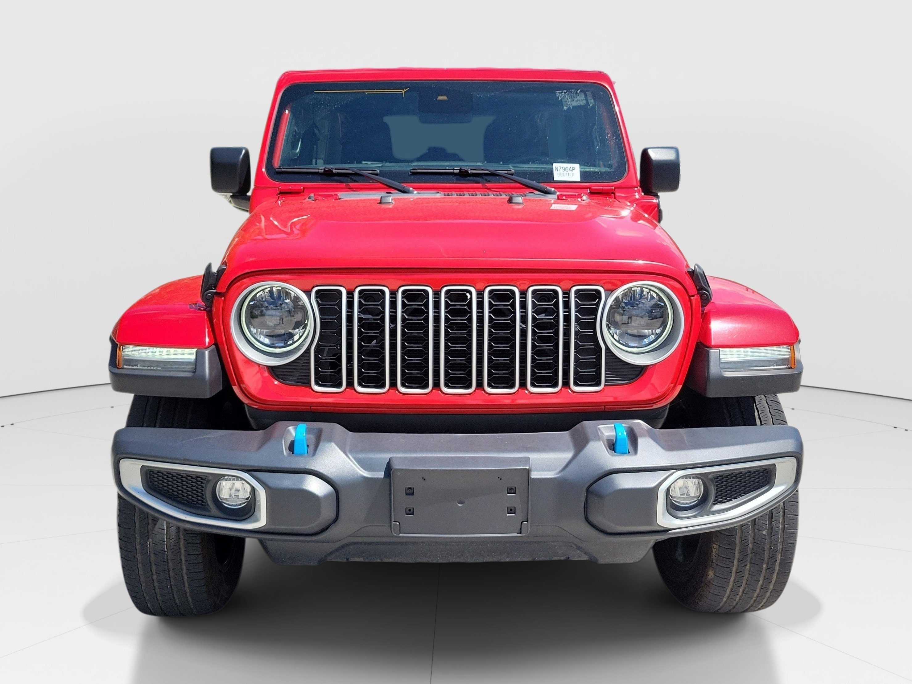 Used 2024 Firecracker Red Clearcoat Jeep Sahara image 3