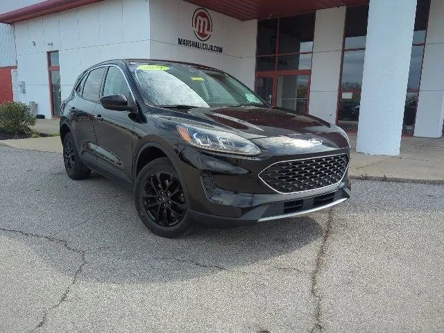Certified Used 2021 Black Ford SE image 2
