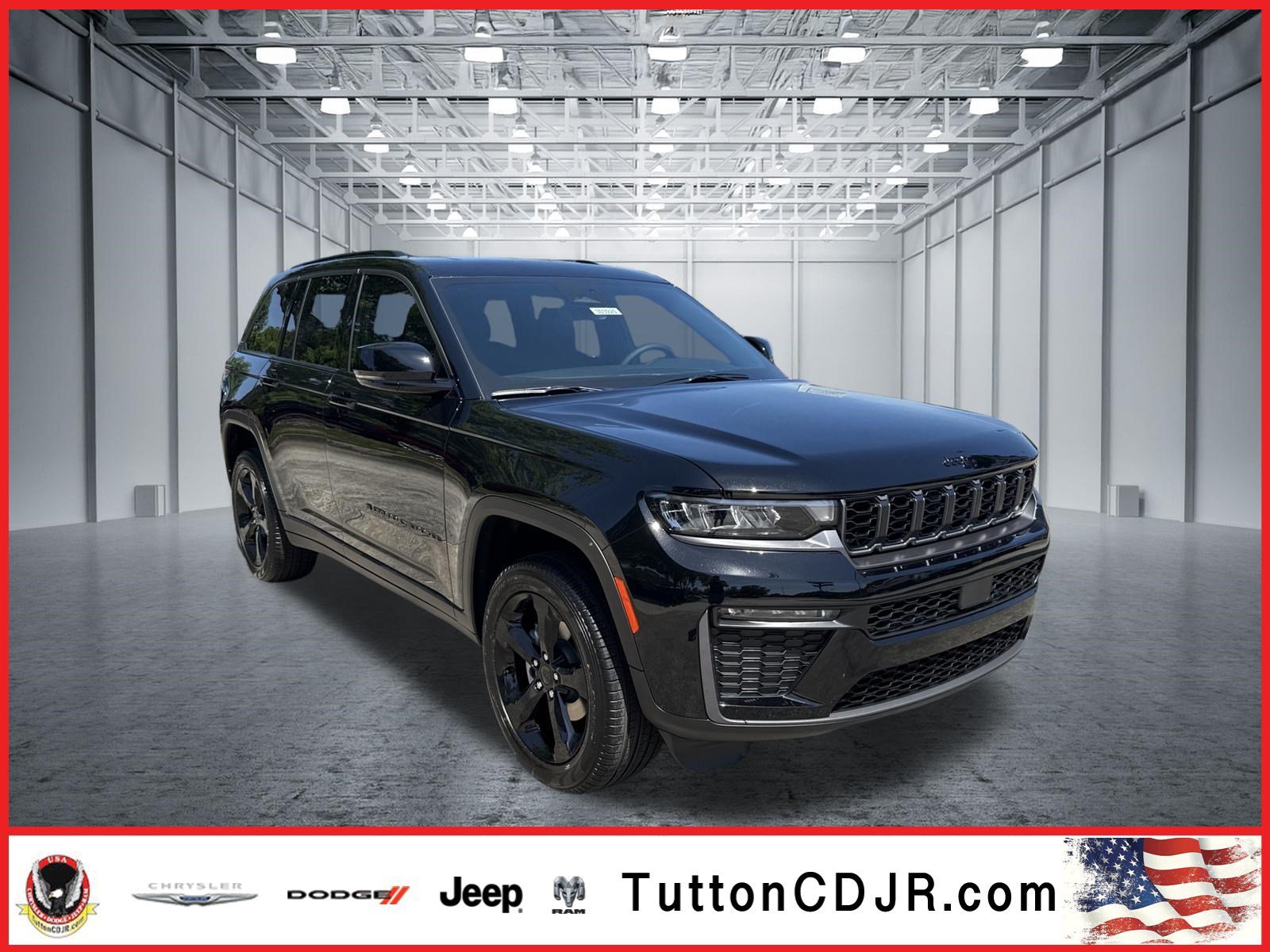 New 2026 Diamond Black Crystal Pearlcoat Jeep Limited image 1