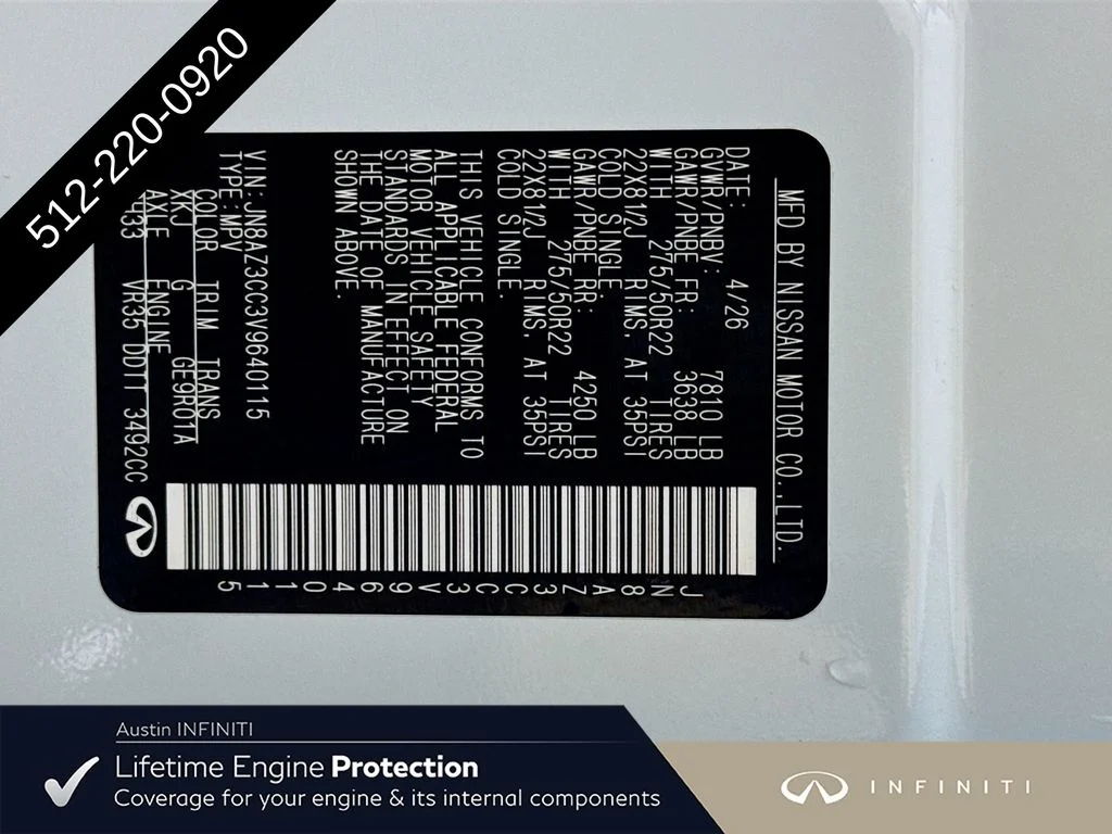 New 2027 White INFINITI AUTOGRAPH image 45
