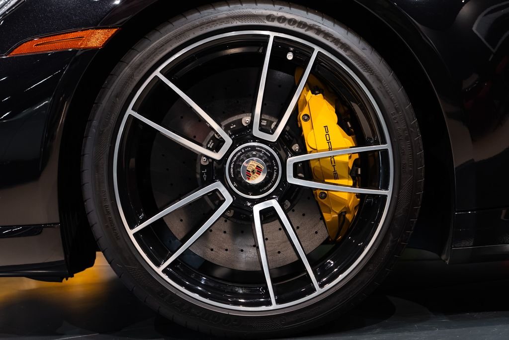 Used 2021 Jet Black Metallic Porsche Turbo S image 13