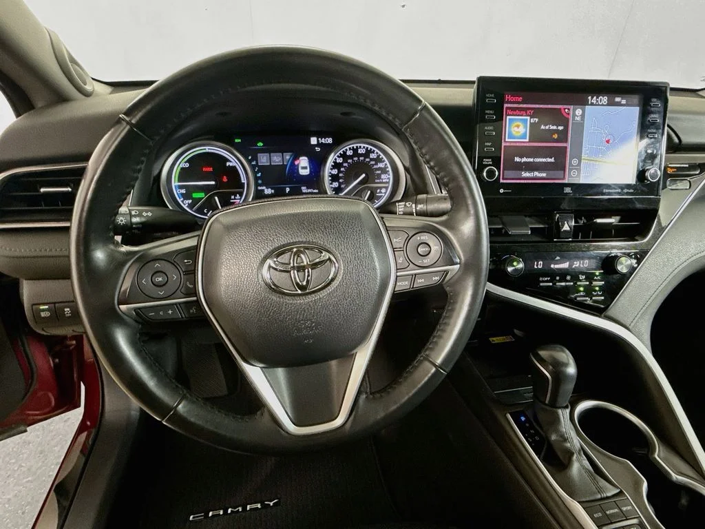 Used 2022 Ruby Flare Pearl Toyota Hybrid XLE image 12