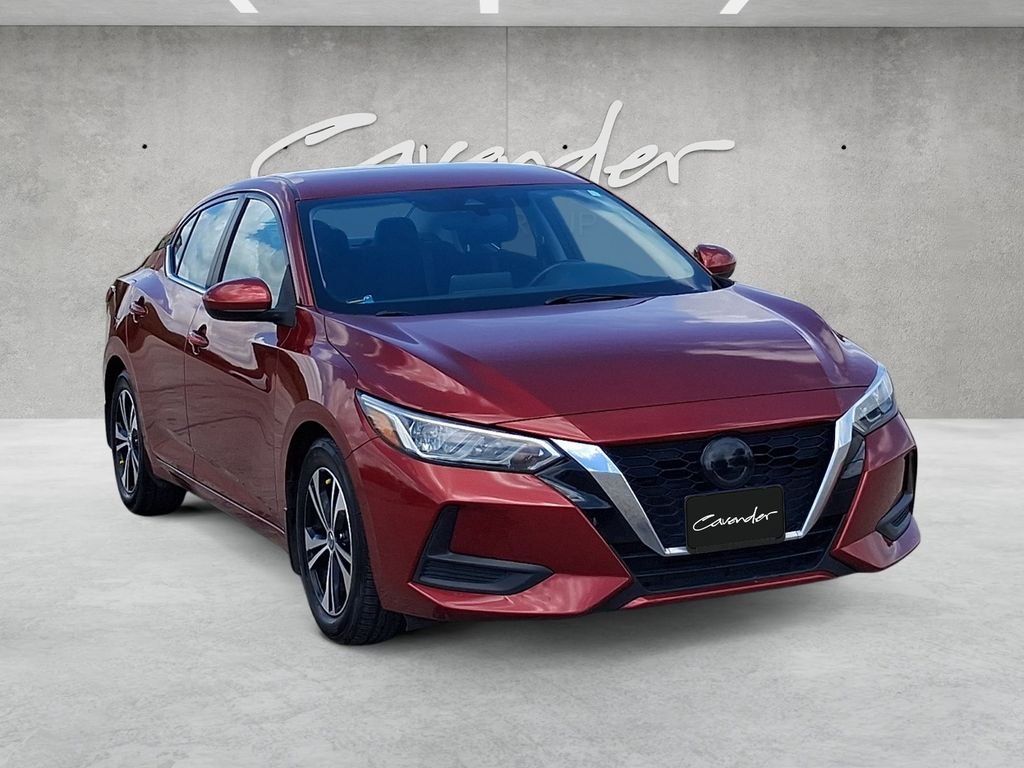 Used 2021 Nissan Sentra SV with VIN 3N1AB8CVXMY321837 for sale in San Marcos, TX