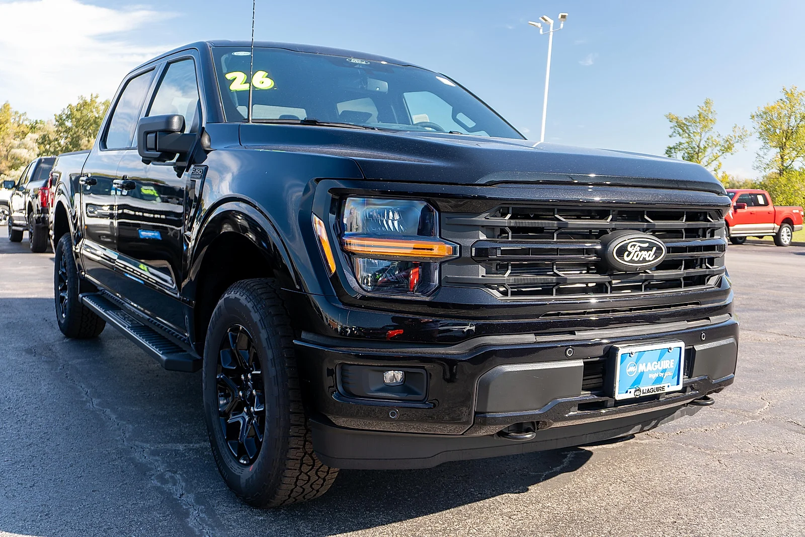 New 2026 Agate Black Metallic Ford XLT image 4