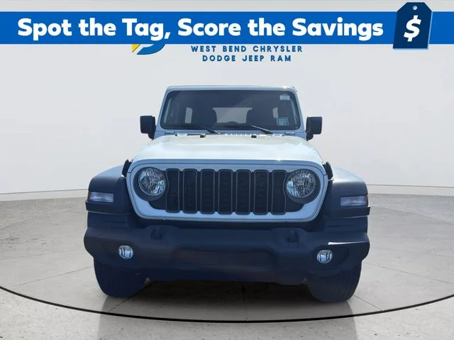 New 2026 Bright White Clear-Coat Exterior Paint Jeep Sport S image 10