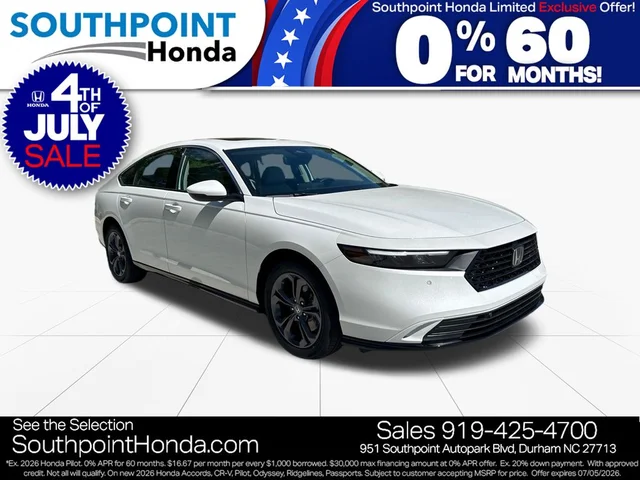 2026 Honda Accord EX-L