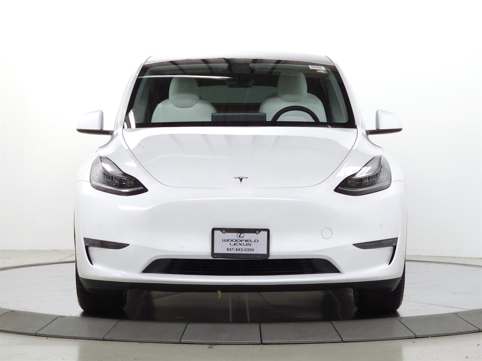 Used 2021 Tesla Model Y Long Range with VIN 5YJYGDEE7MF074761 for sale in Schaumburg, IL