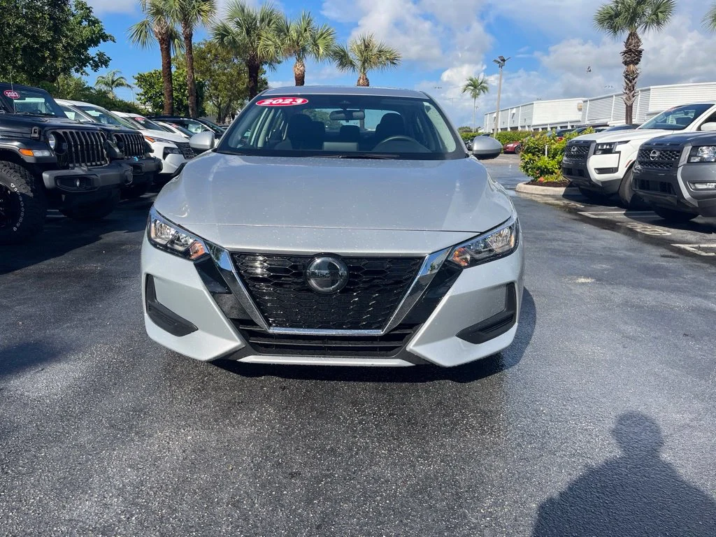 Certified Used 2023 Silver Nissan SV image 2