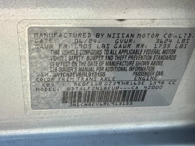 Used 2024 Silver Nissan SV image 23