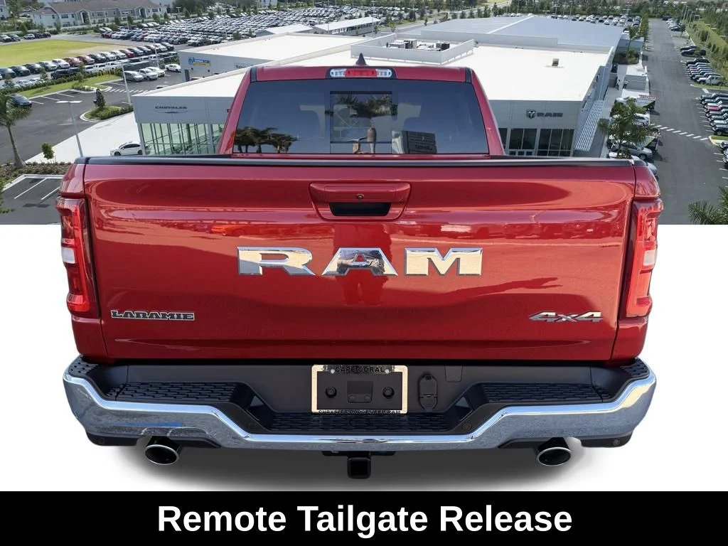 New 2026 Molten Red Pearl-Coat Exterior Paint RAM Laramie image 5