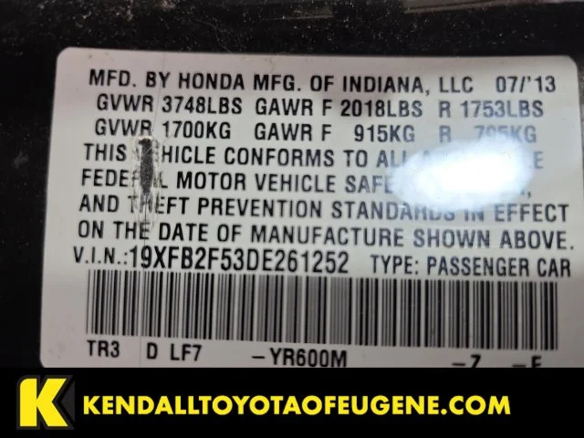 Used 2013 Black Honda LX image 20