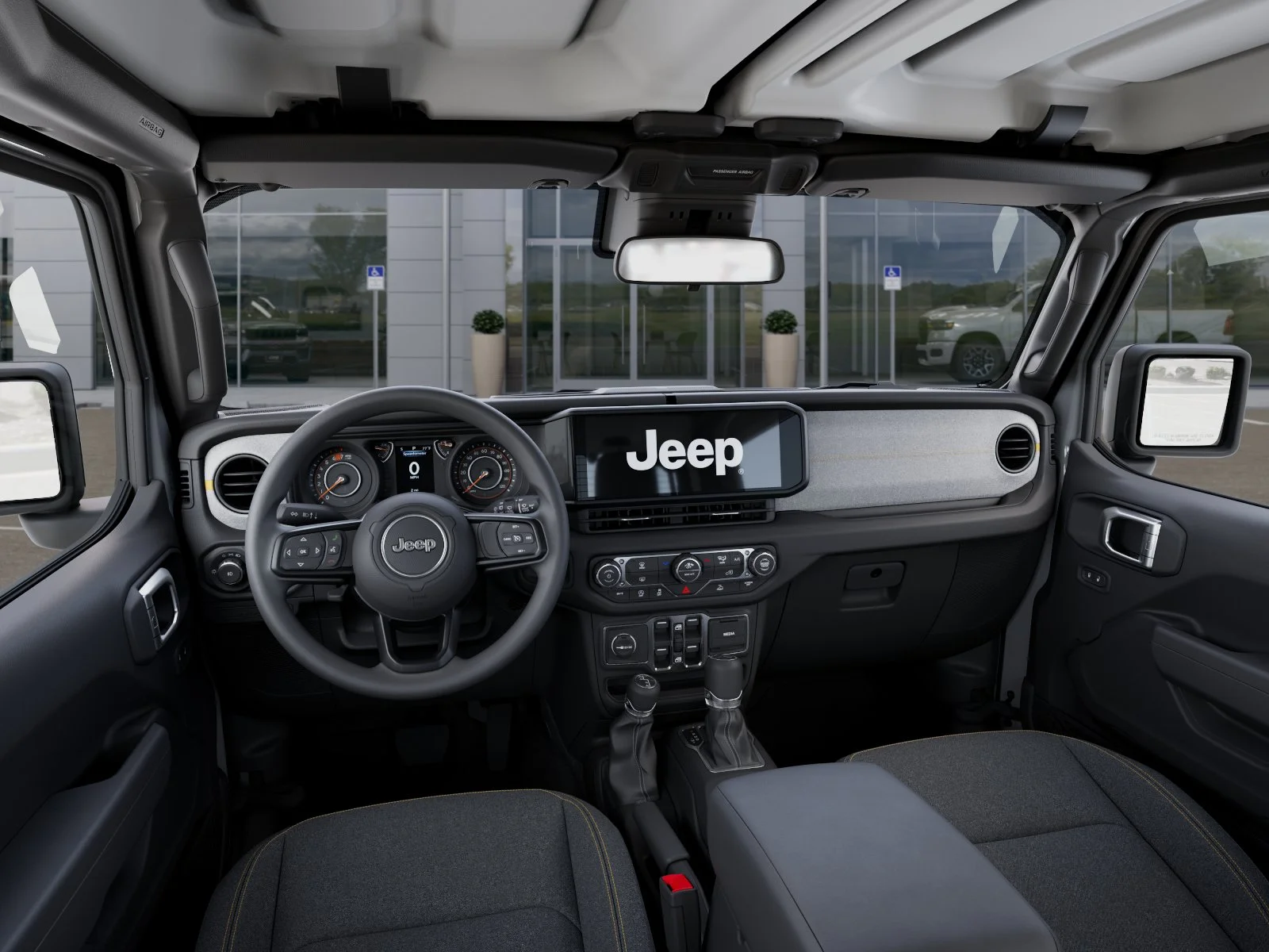New 2026 Bright White Clear-Coat Exterior Paint Jeep Sport image 40