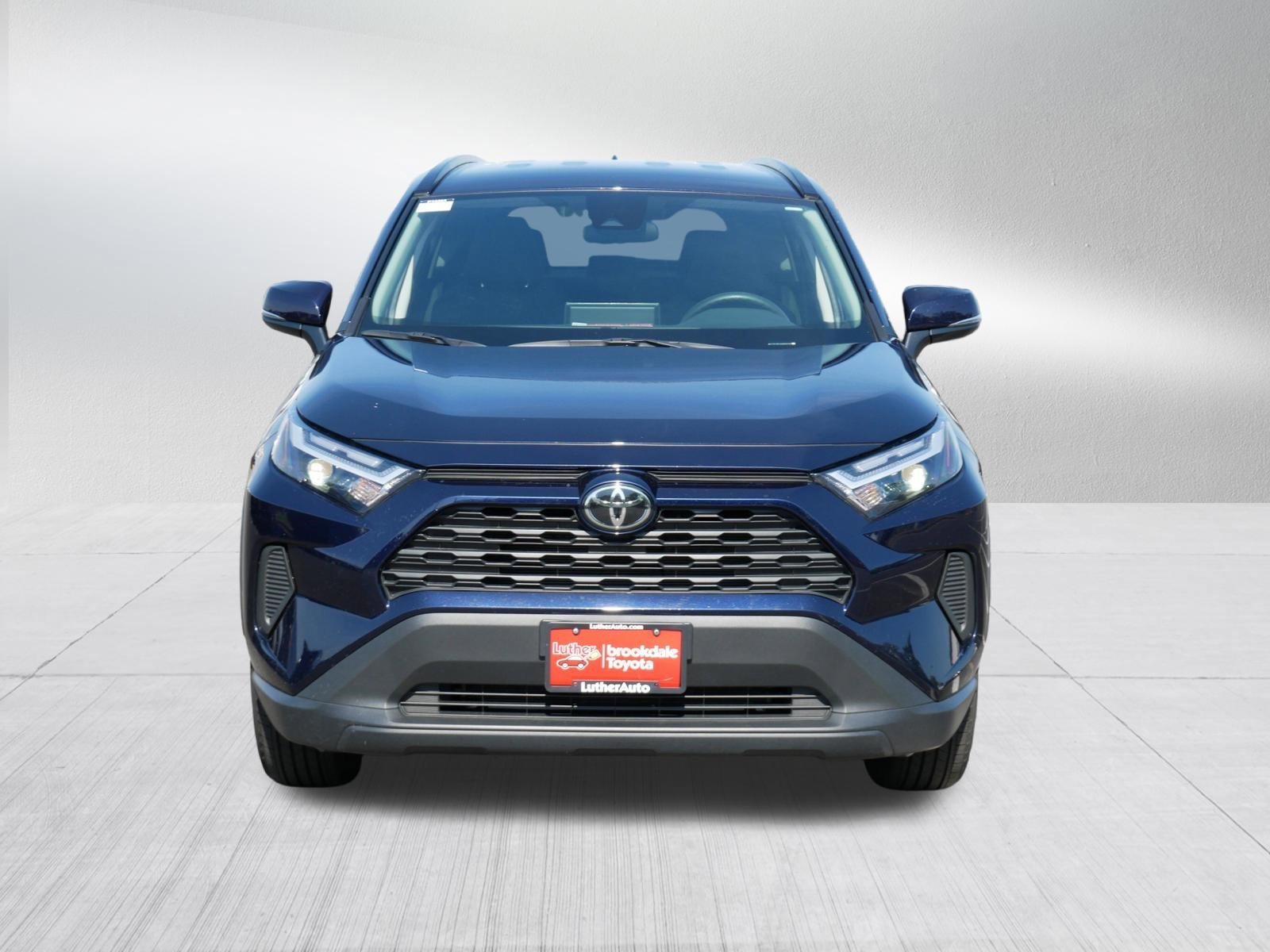 Certified 2025 Toyota RAV4 XLE with VIN 2T3P1RFVXSW556169 for sale in Brooklyn Center, Minnesota