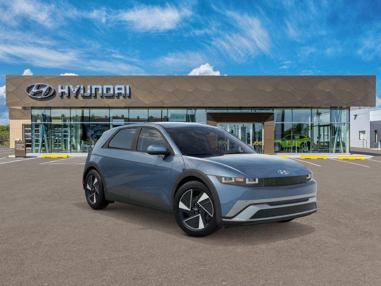 New 2026 Blue Hyundai SEL image 2