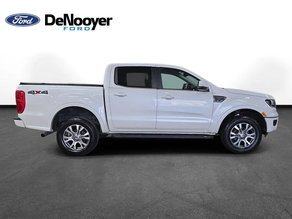 Used 2020 White Platinum Clearcoat Metallic Ford Lariat image 8